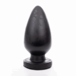 Grote eivormige buttplug van 21,5 cm met Hung System-basis