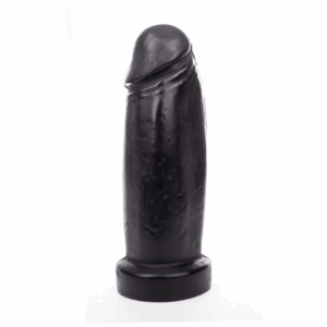 Grote dildo van 28 cm met Hung System-compatibele zuigbasis