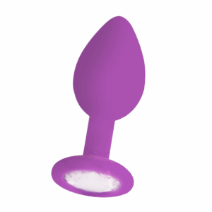 Geniet van constante stimulatie, vanwege zijn gewicht, klassieke vorm en flexibele nek. Deze buttplug heeft een prachtige diamant aan de onderkant.