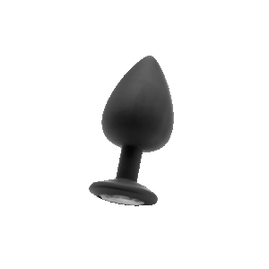 Extra grote diamanten buttplug van metaal met luxe kristalbasis
