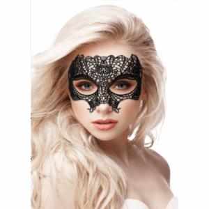 Prinses Zwart Kantmasker – Ouch!