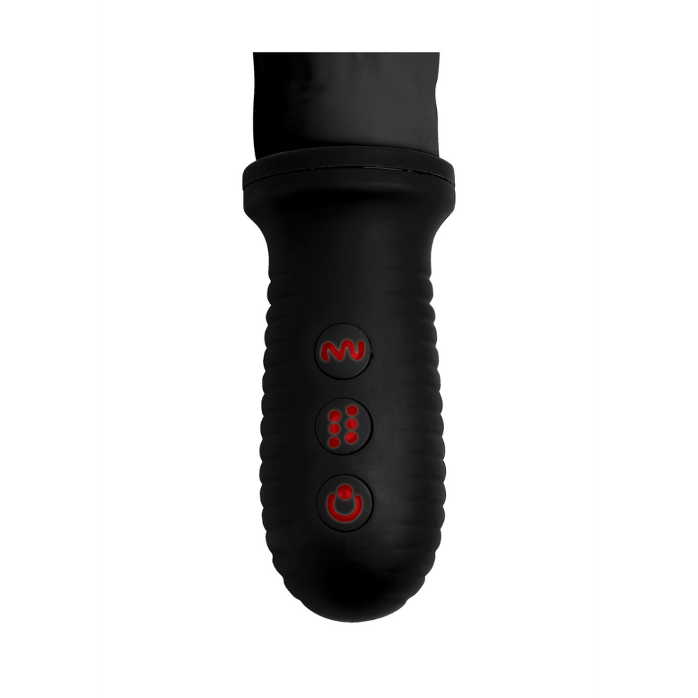 Auto Pounder penetratiedildo – TPE shaft met krachtig motorsegment voor handsfree thrusting Black
