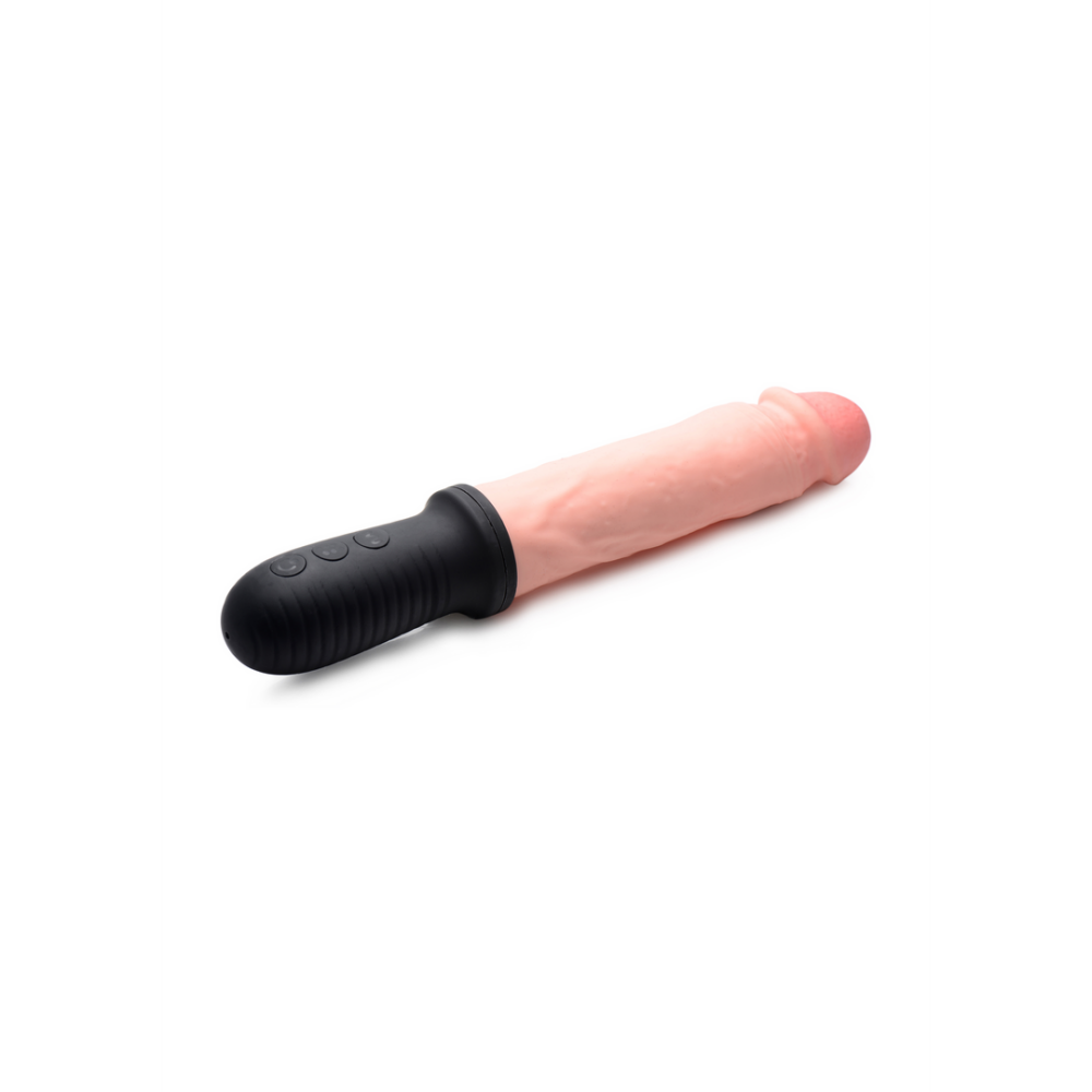 Automatische thrusting dildo van zacht TPE – ontworpen voor diepe ritmische penetratie Light