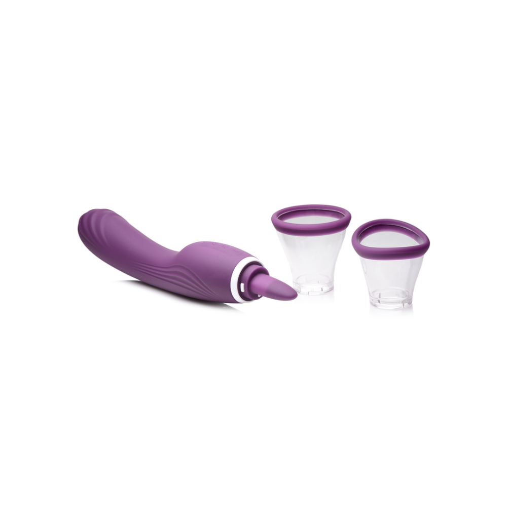 Licking sucking vibrator van silicone – ideaal voor clitorale zuig- en likstimulatie