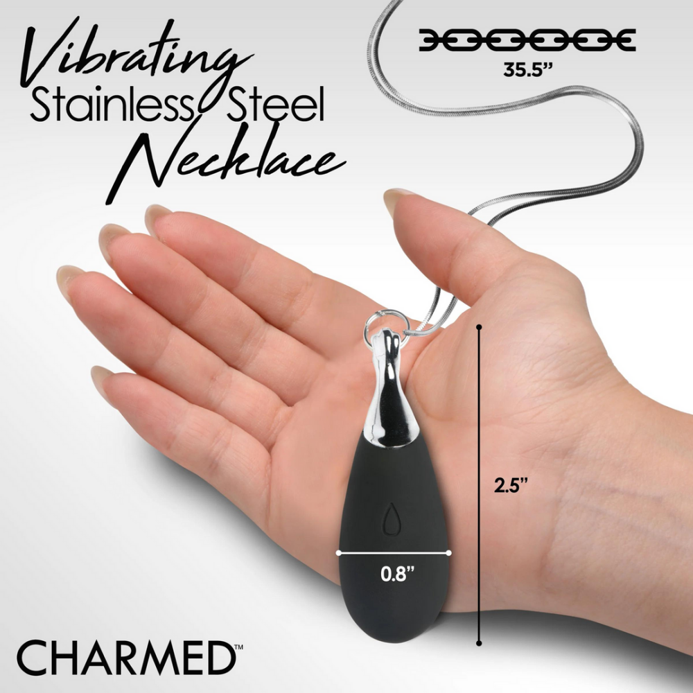 Vibrerende druppelketting van silicone – discreet sieraad voor externe stimulatie
