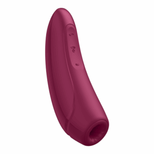 Curvy 1+ AirPulse stimulator – silicone toy met vibratie voor diepe dubbele clitorale stimulatie