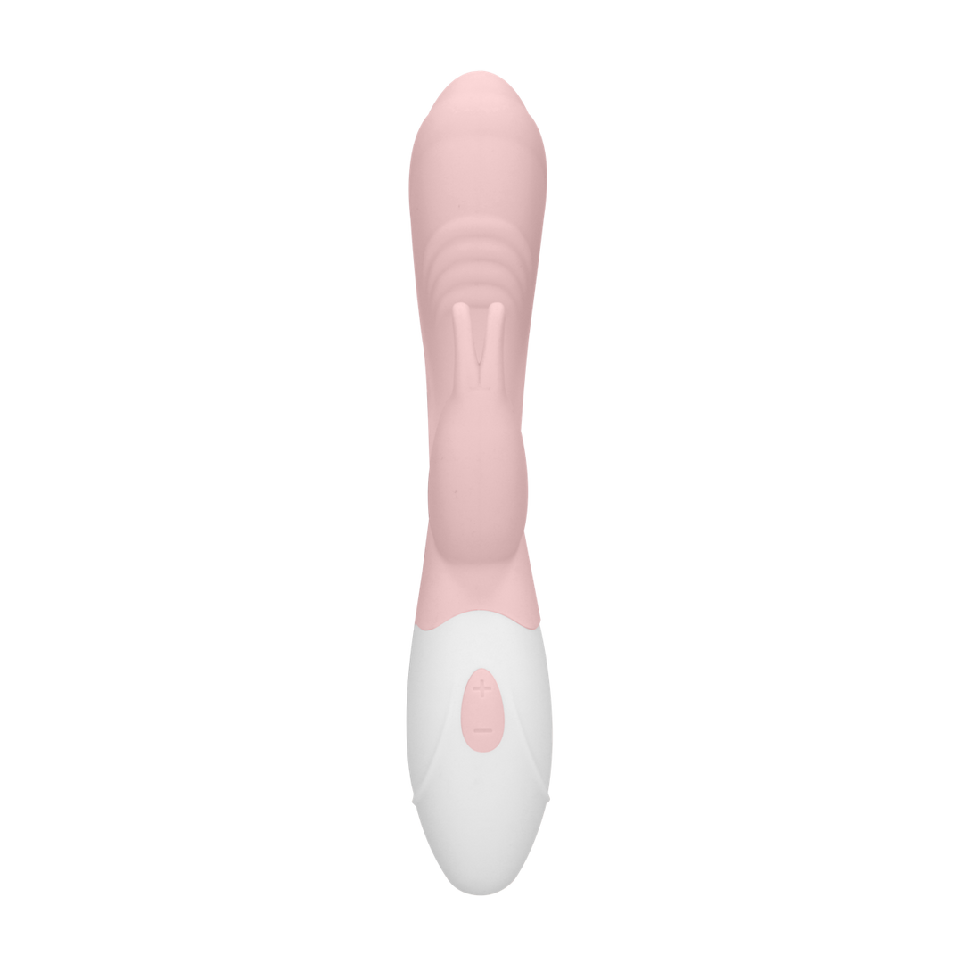 Juicy Rabbit vibrator van silicone – dubbele motor voor intense blended orgasmes