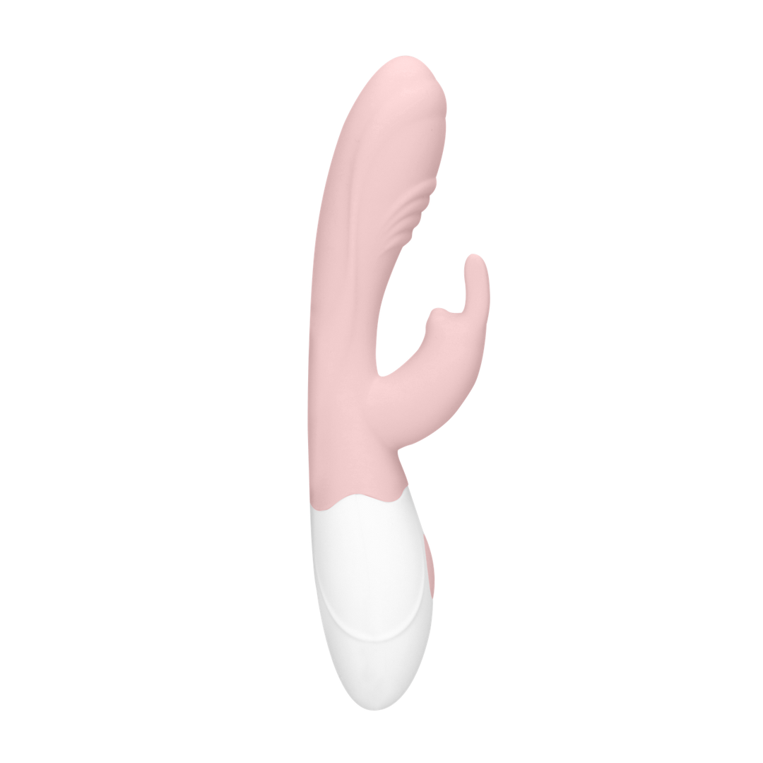 Juicy Rabbit vibrator van silicone – dubbele motor voor intense blended orgasmes