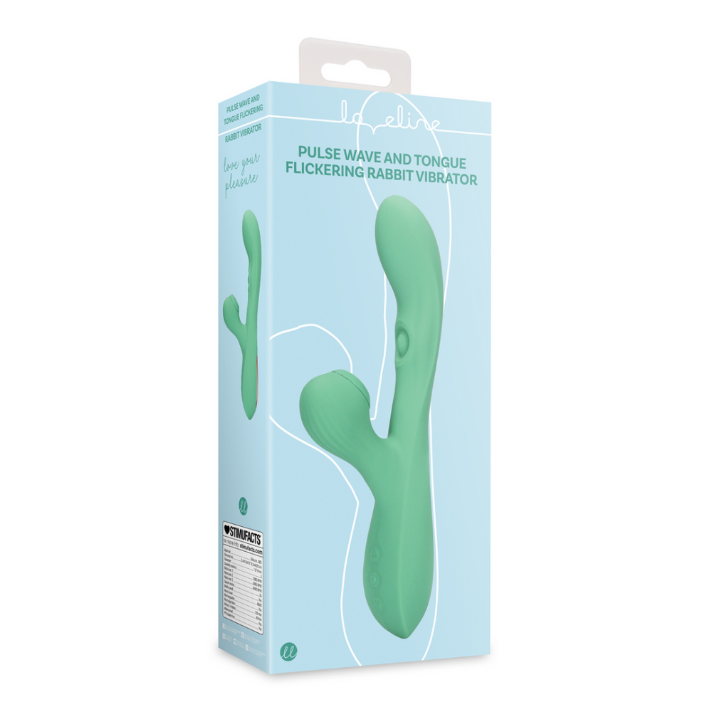 Pulse Wave rabbit vibrator – silicone toy met pulserende golfbeweging en tongactie