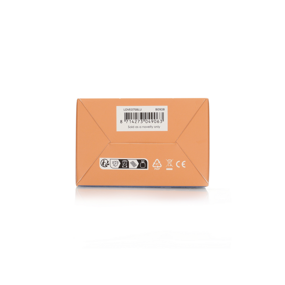 Blue Nova rabbit vibrator – duwende schacht, roterende kralen en verwarming voor intense stimulatie