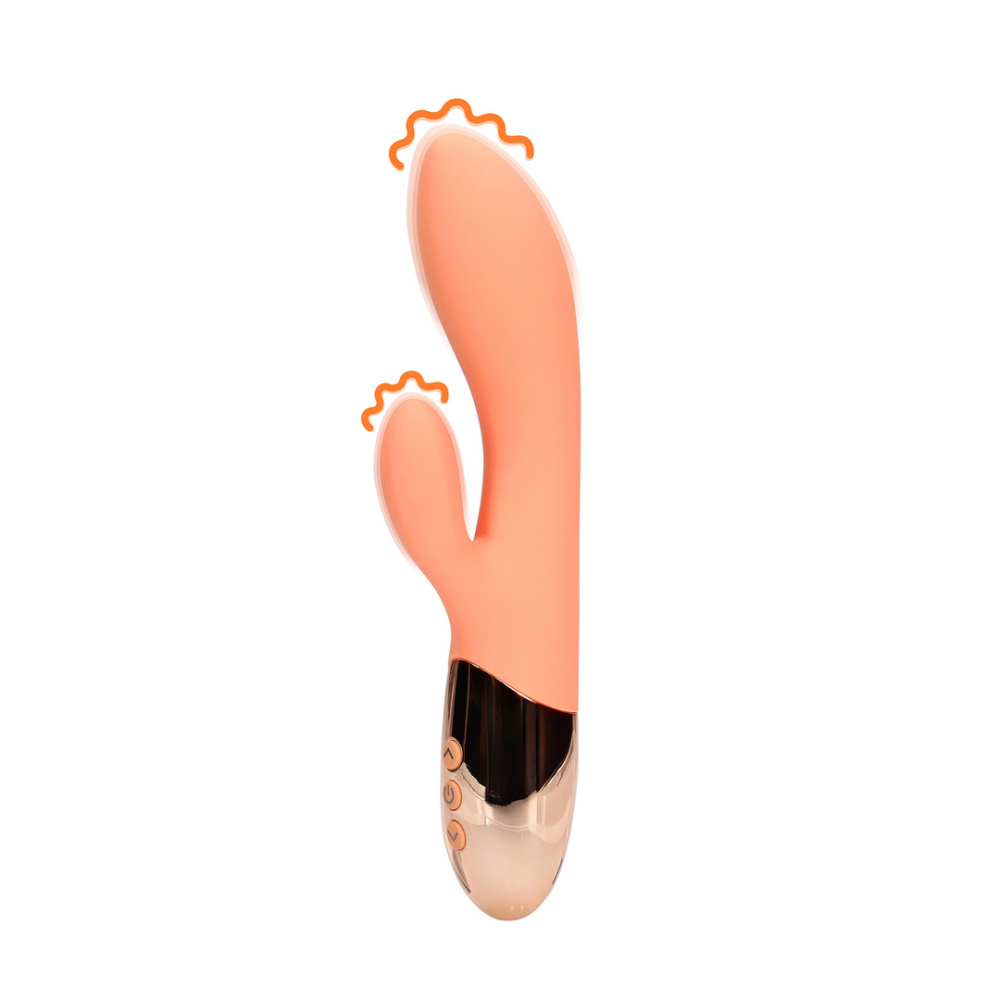 Silky Soft rabbit vibrator – zijdezachte silicone dubbele stimulatie voor krachtige climaxen