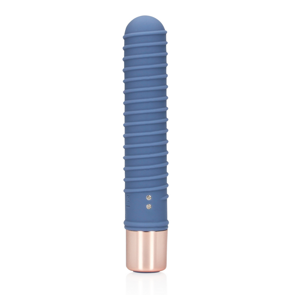 Ribbed Mini vibrator – compacte geribbelde silicone vibrator voor veelzijdige stimulatie