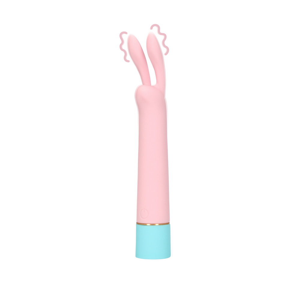Mini Rabbit Chiffon vibrator – compacte silicone rabbit met duale stimulatie en USB-oplader