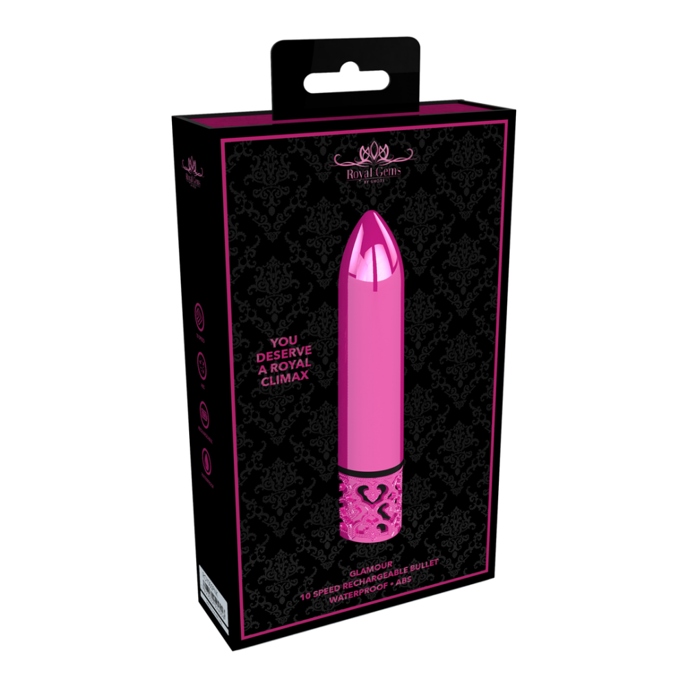 Glamor Bullet vibrator – luxe metalen bullet met krachtige F-1 motor voor gerichte stimulatie