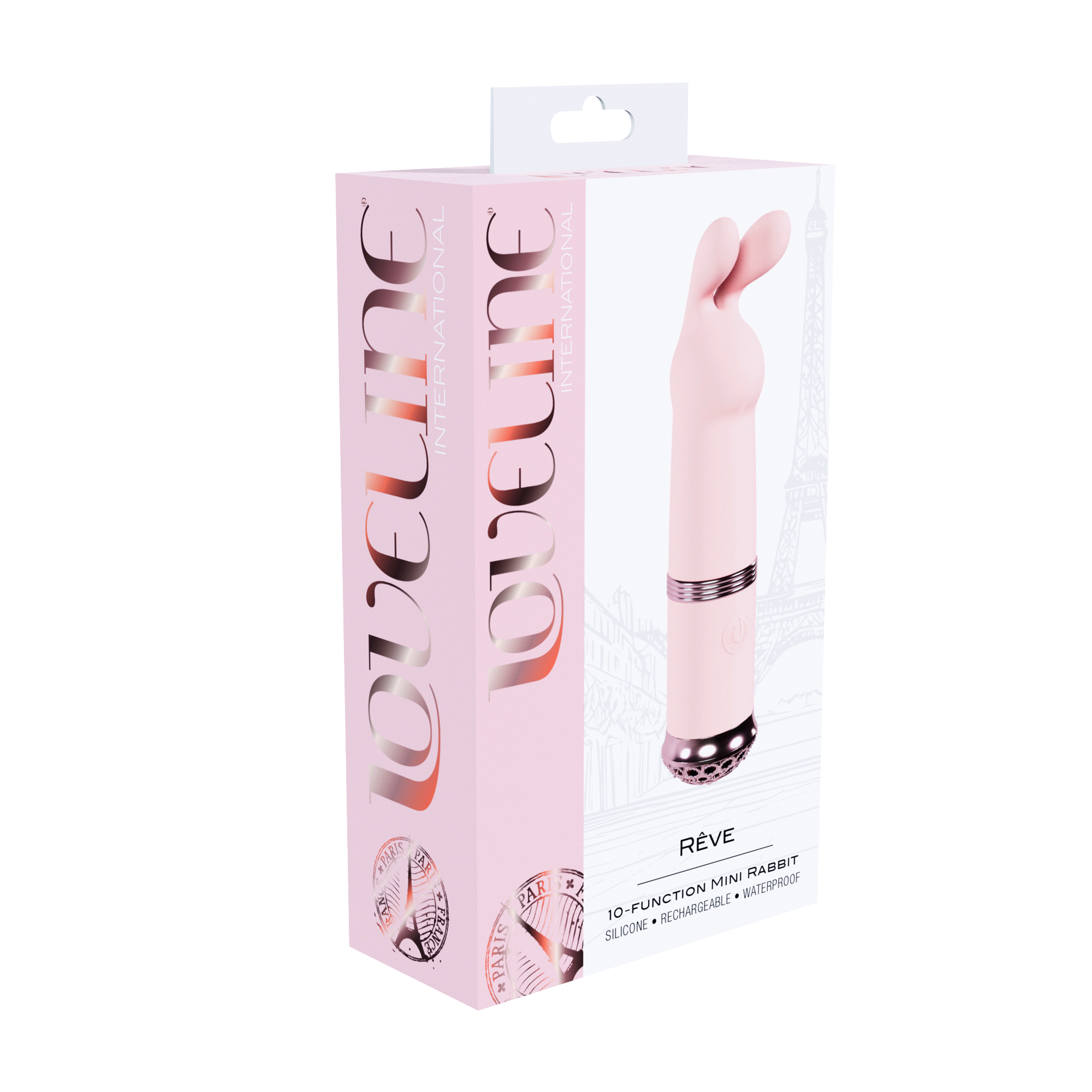 Mini rabbit vibrator van silicone – perfect voor dubbele stimulatie
