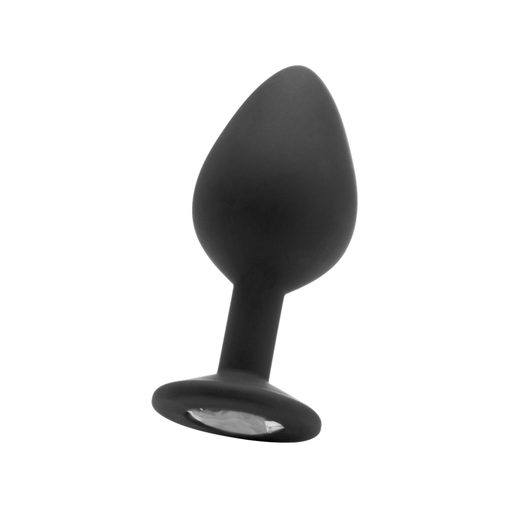 Buttplug van metaal met diamant – perfect voor diepe, luxe stimulatie