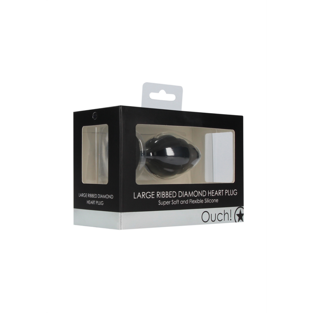 Ribbed Heart Plug L - Afbeelding 2