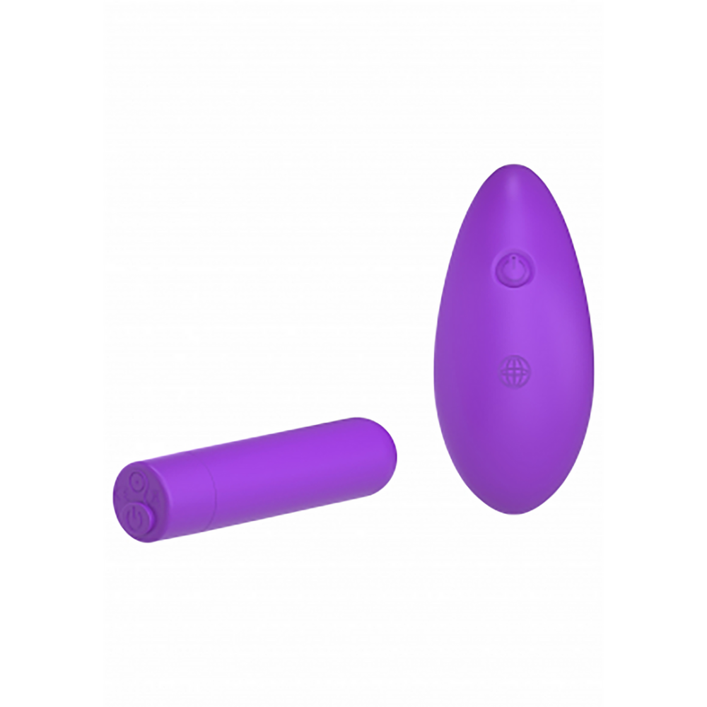 Bullet vibrator van silicone met afstandsbediening – perfect voor discreet duo-spel