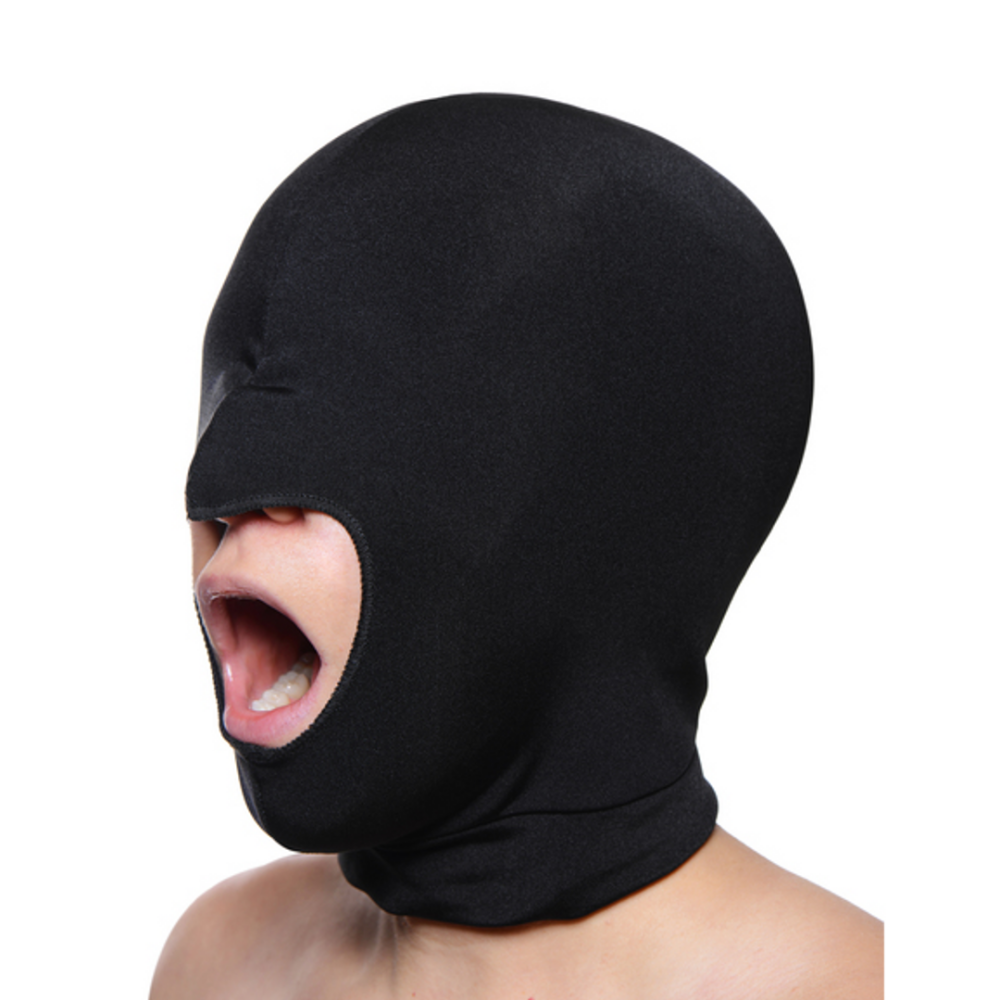 Open mouth spandex gezichtsmasker – perfect voor rollenspel en zichtbeperking