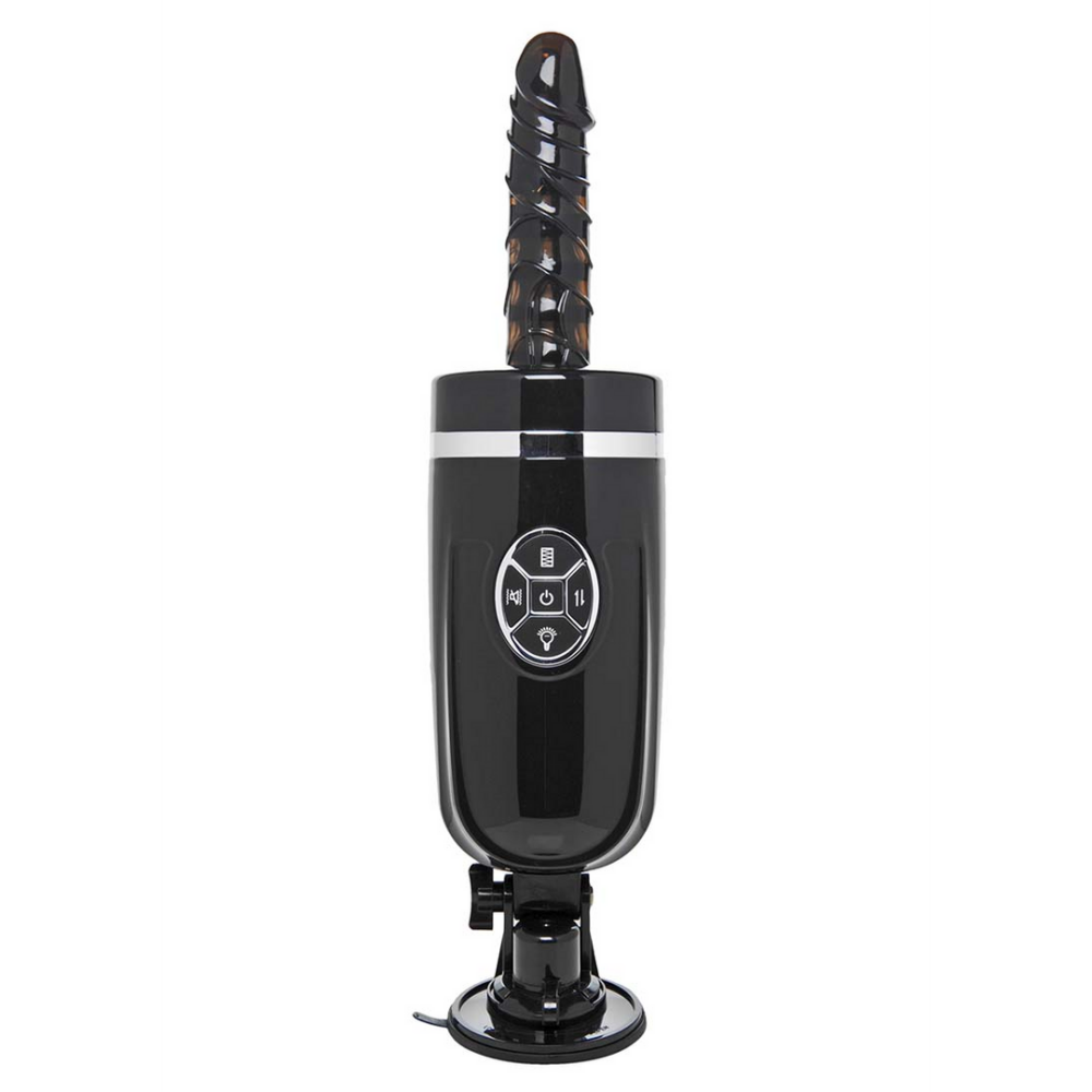Thrusting sex machine met vibratie – perfect voor diep ritmisch penetratiespel