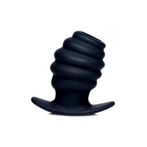 Kleine holle siliconen tunnelplug met ribbels – perfect voor subtiele en veelzijdige anale stimulatie