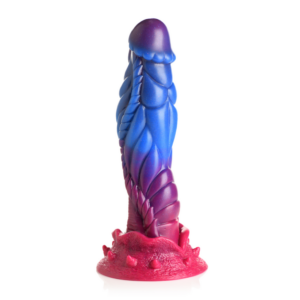 alien silicone dildo met ribbels en bobbels – perfect voor diepe kosmische stimulatie