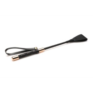 Rijwhip van vegan leer met glasvezelkern – perfect voor precieze impact binnen BDSM