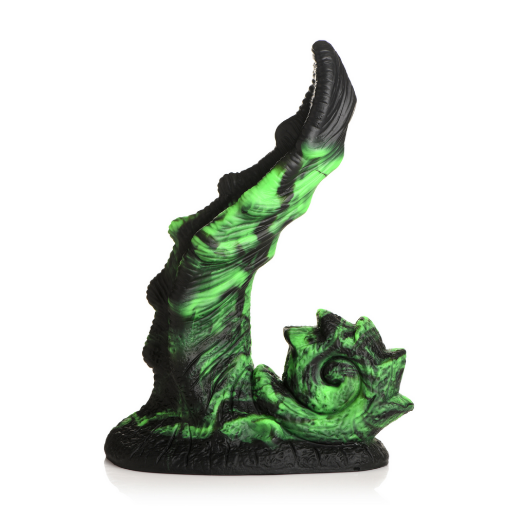 glow-in-the-dark siliconen fantasy dildo – perfect voor textuurrijke diepe stimulatie
