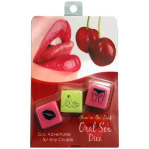 Glow-in-the-dark orale seks dobbelstenen – perfect voor speels en spannend voorspel