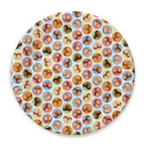 Ondeugende Dirty Boob borden van karton – perfect voor volwassen feestdecoratie