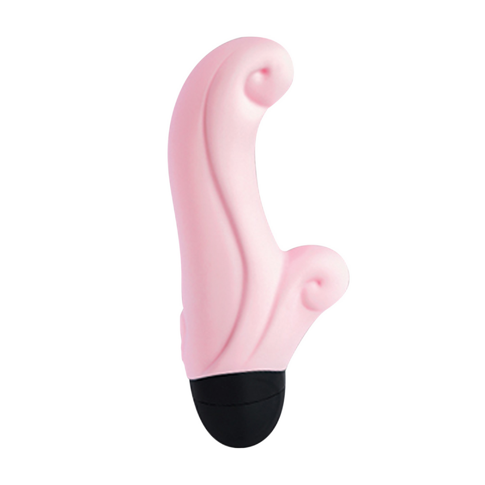 Baby roze mini vibrator van silicone – perfect voor G-spot, prostaat en clitorisstimulatie