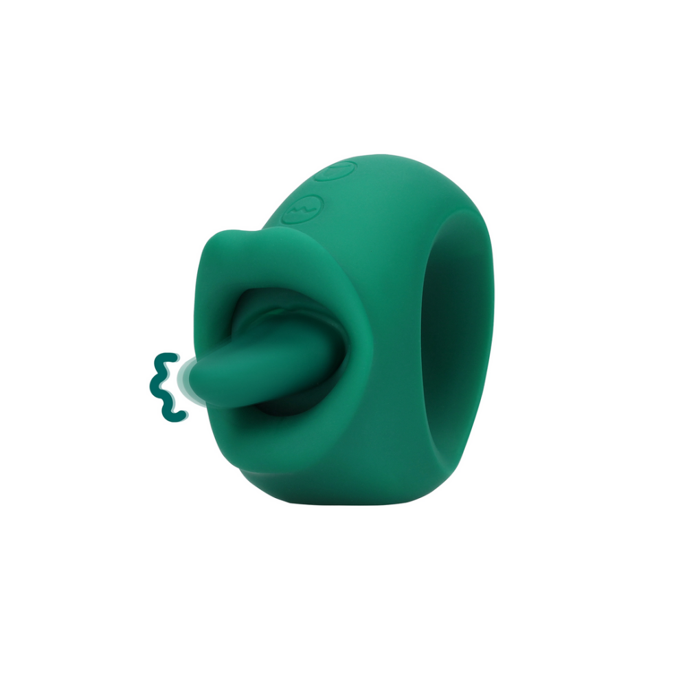 Likkende en vibrerende siliconen clitorisstimulator – perfect voor nauwkeurige, intense stimulatie