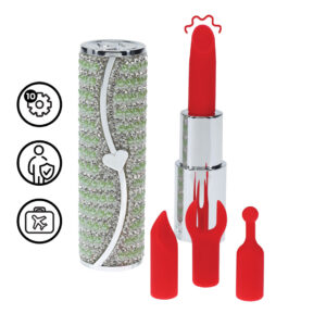 valentine lipstick vibrator in groen – perfect voor discreet en stijlvol genot