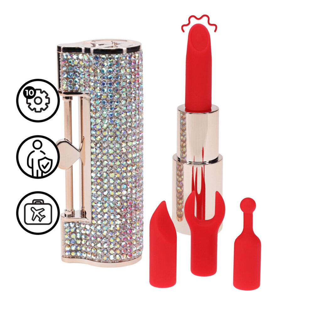 iridescent valentine lipstick vibrator – perfect voor discreet luxe genot
