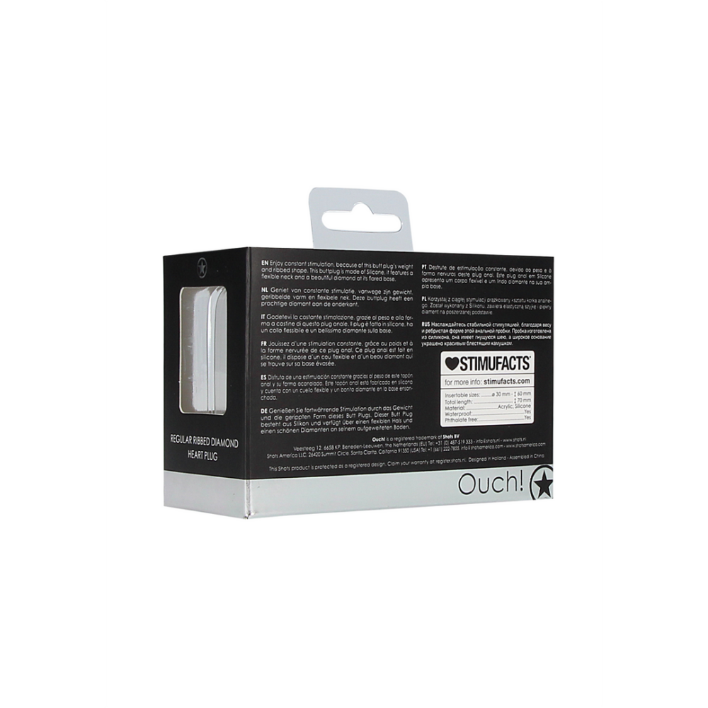 Geribbelde Hartplug - Afbeelding 3