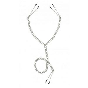 Y-stijl tepel-naar-klitoris klemmen – verstelbare druk voor intens BDSM-spel