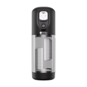 Doorzichtige masturbator met vibratie, wrijving en warmte – perfect voor intens realistisch spel