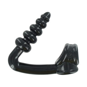 TPR balstrap met gegradueerde anal plug – perfect voor diepe druk en opsluiting