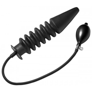 Opblaasbare XL accordeon buttplug – perfect voor extreme anale expansie