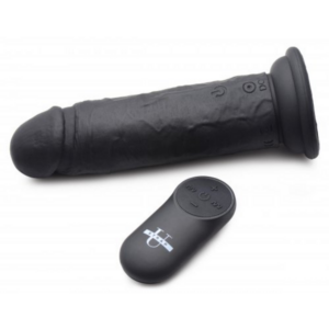 vibrerende dildo van silicone met afstandsbediening – perfect voor handsfree intens gebruik