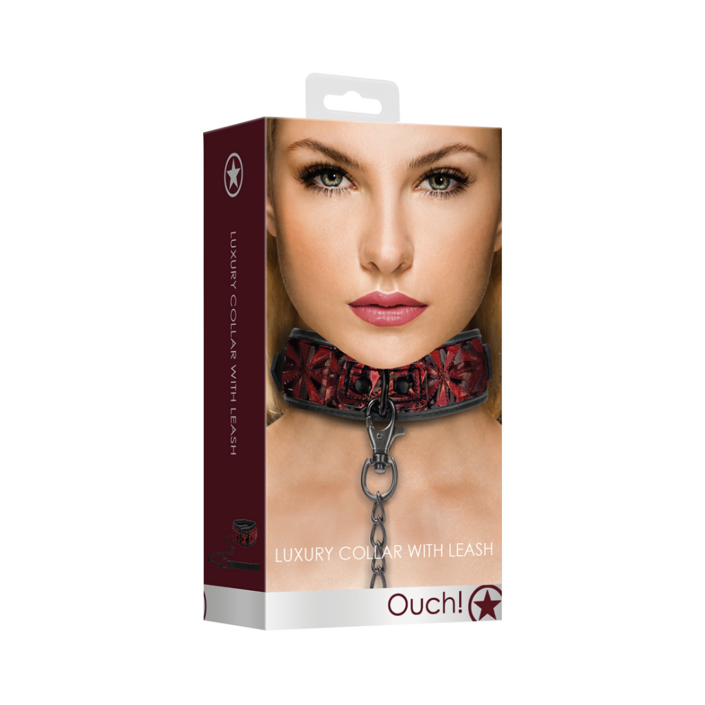 Halsband met Leash - Afbeelding 2