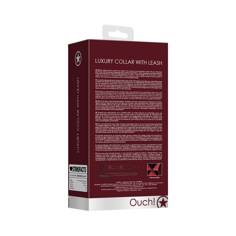 Halsband met Leash - Afbeelding 3