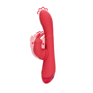 rabbit vibrator met bewegende G-spot stimulatie – perfect voor gelijktijdige clitorale en interne stimulatie