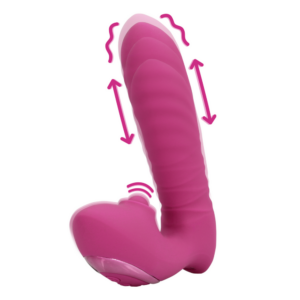 G-spot thrusting vibrator van silicone – perfect voor gerichte en intense stimulatie