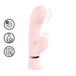 konijn vibrator van silicone met dubbele stimulatie – perfect voor gerichte en intensieve beleving