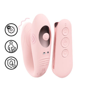 vibrator van dual motor stimulatie met afstandsbediening – perfect voor gelijktijdige G-spot en clitorale stimulatie
