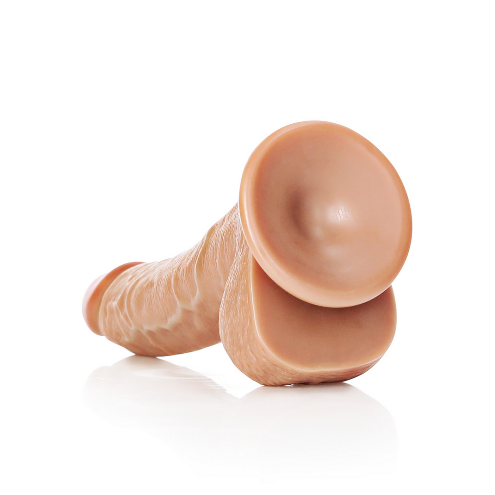 realistische dildo met ballen en zuignap van silicone – perfect voor diepe en gerichte stimulatie