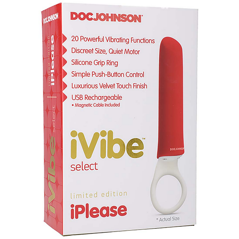 iPlease Mini Vibrator Fuchsia/Rood - Afbeelding 2