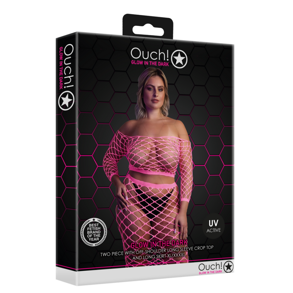 Crop Top en Lange Rok - Plus Size - Afbeelding 2
