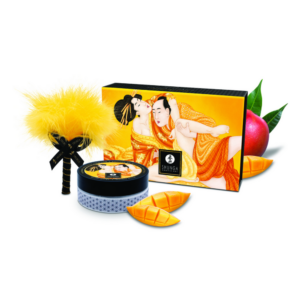 Kissable Body Powder Luscious Mango 75 gr van Shunga met veer